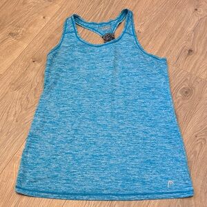 Head Women's Blue Heathered Tank Top